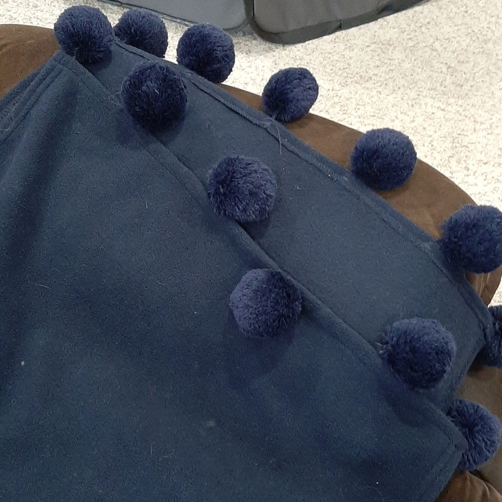 Scarf Navy blue very large and very toasty